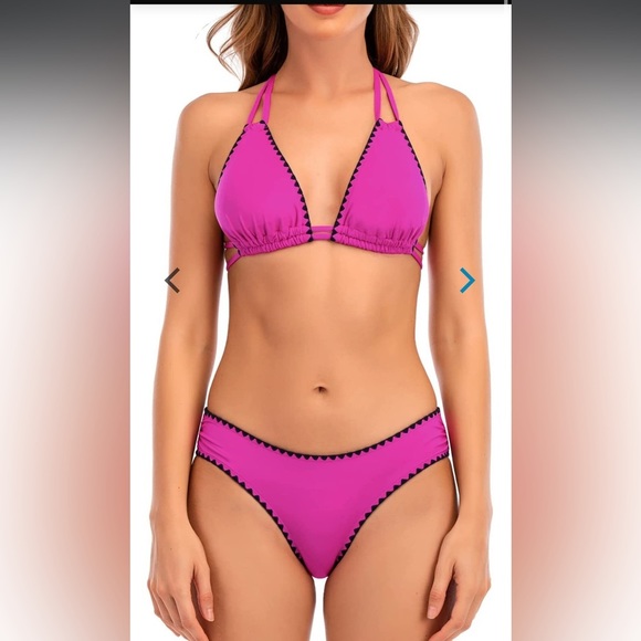 Lucky Brand Other - Lucky brand hot pink 2pcs bathing suit size L (10/12)